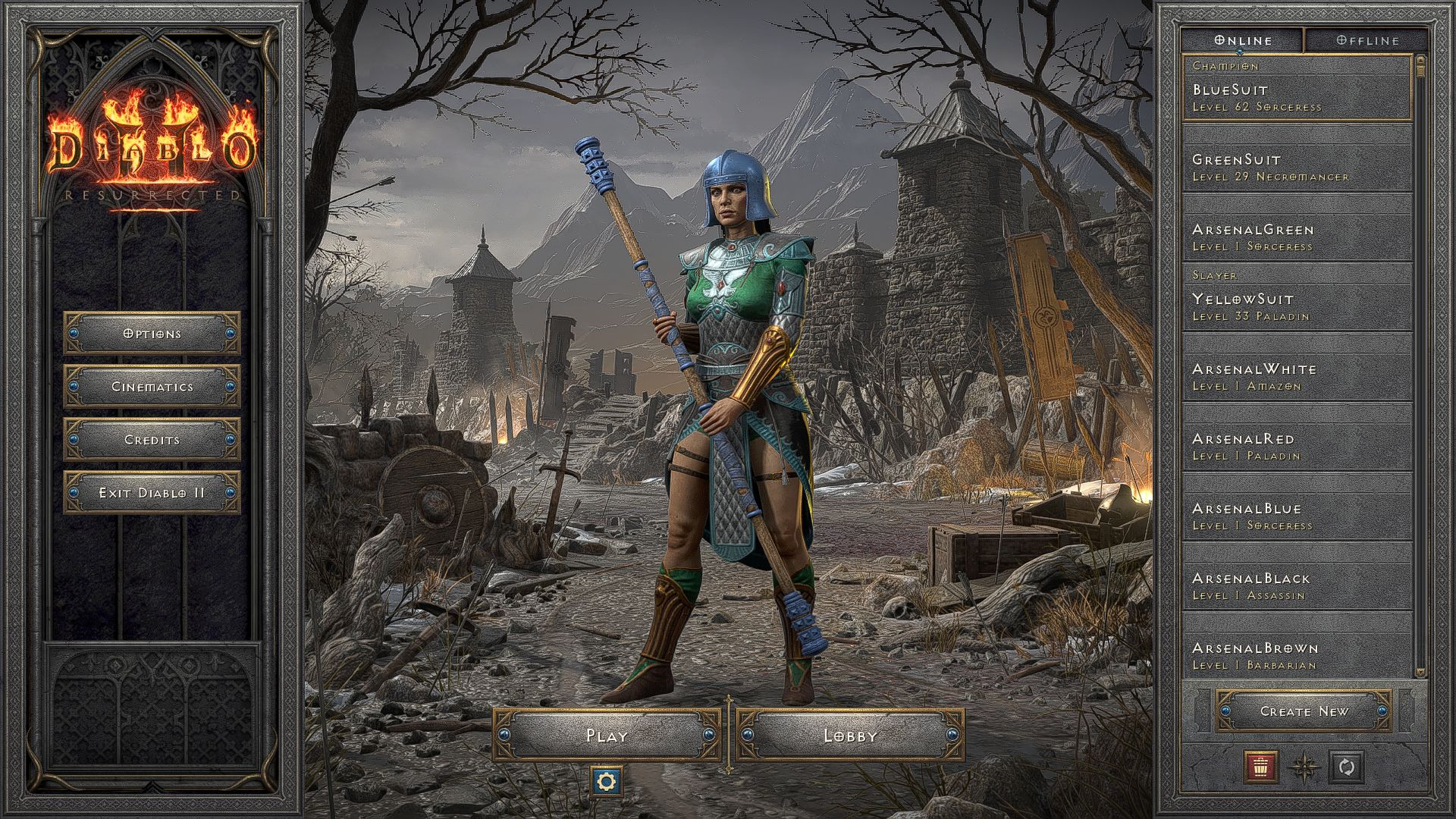 Blue Suit - End of Nightmare, character selection screen.jpg