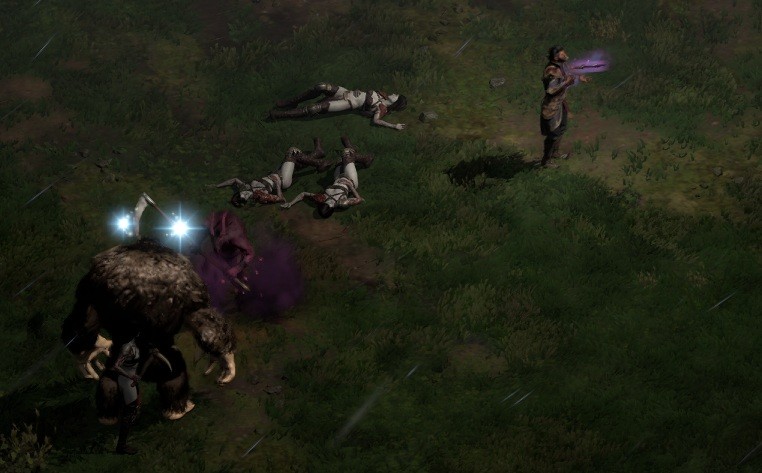 Goatman has just stunned the Wendigo