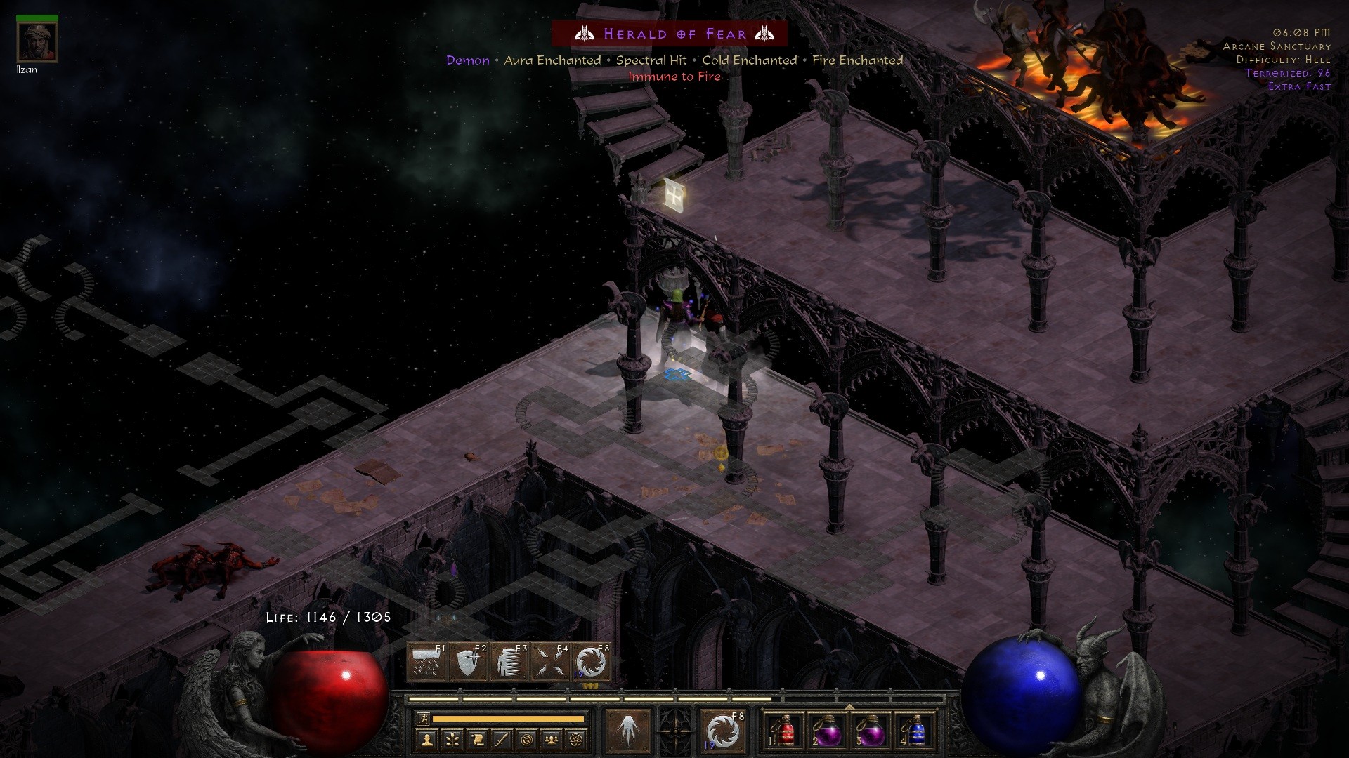 Double aura enchanted Herald with both the Thorns and Fanaticism Auras