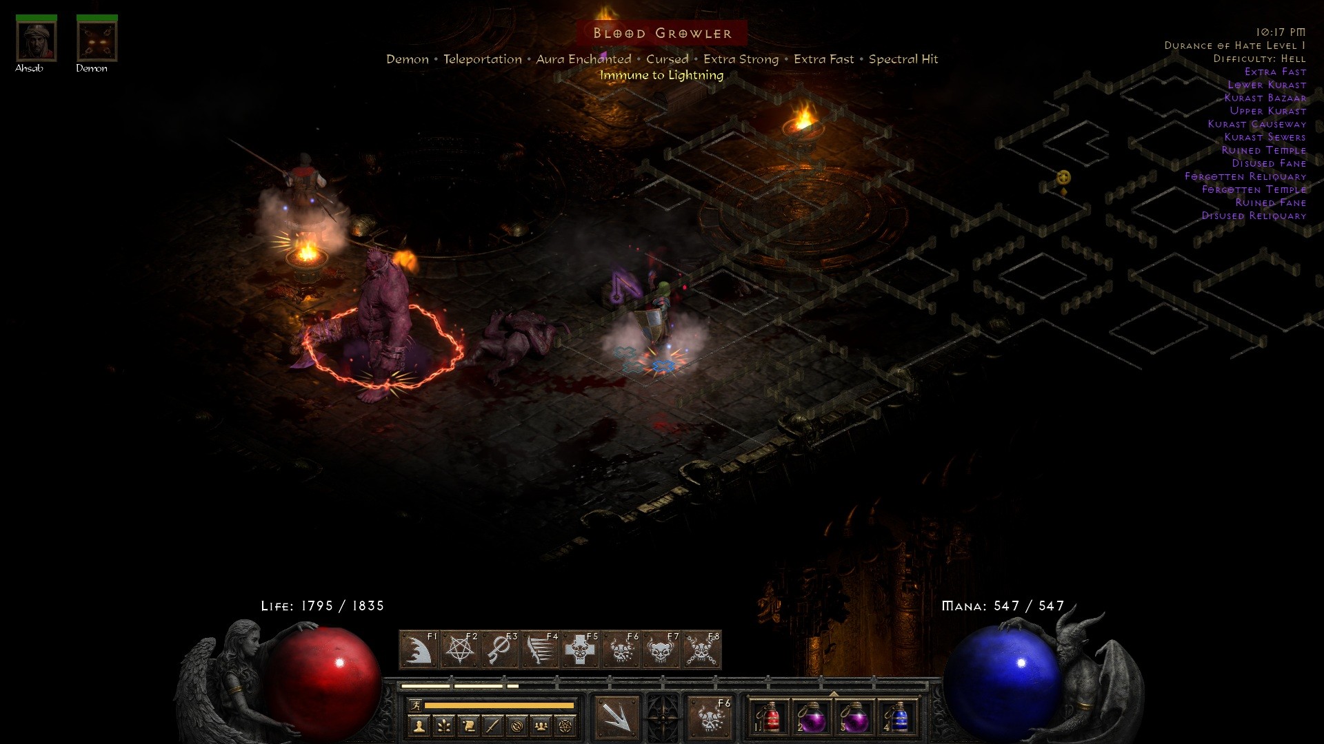 A Mauler, which normally has 50% fire resistance.