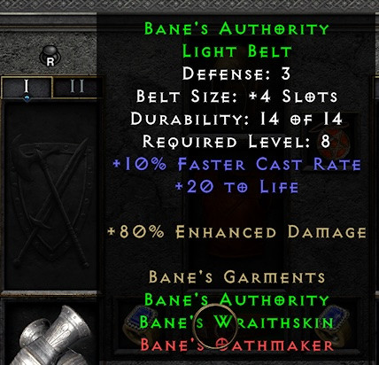 Belt View of Belt and Armor