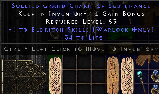 +1 Eldrich Skills +34 Life