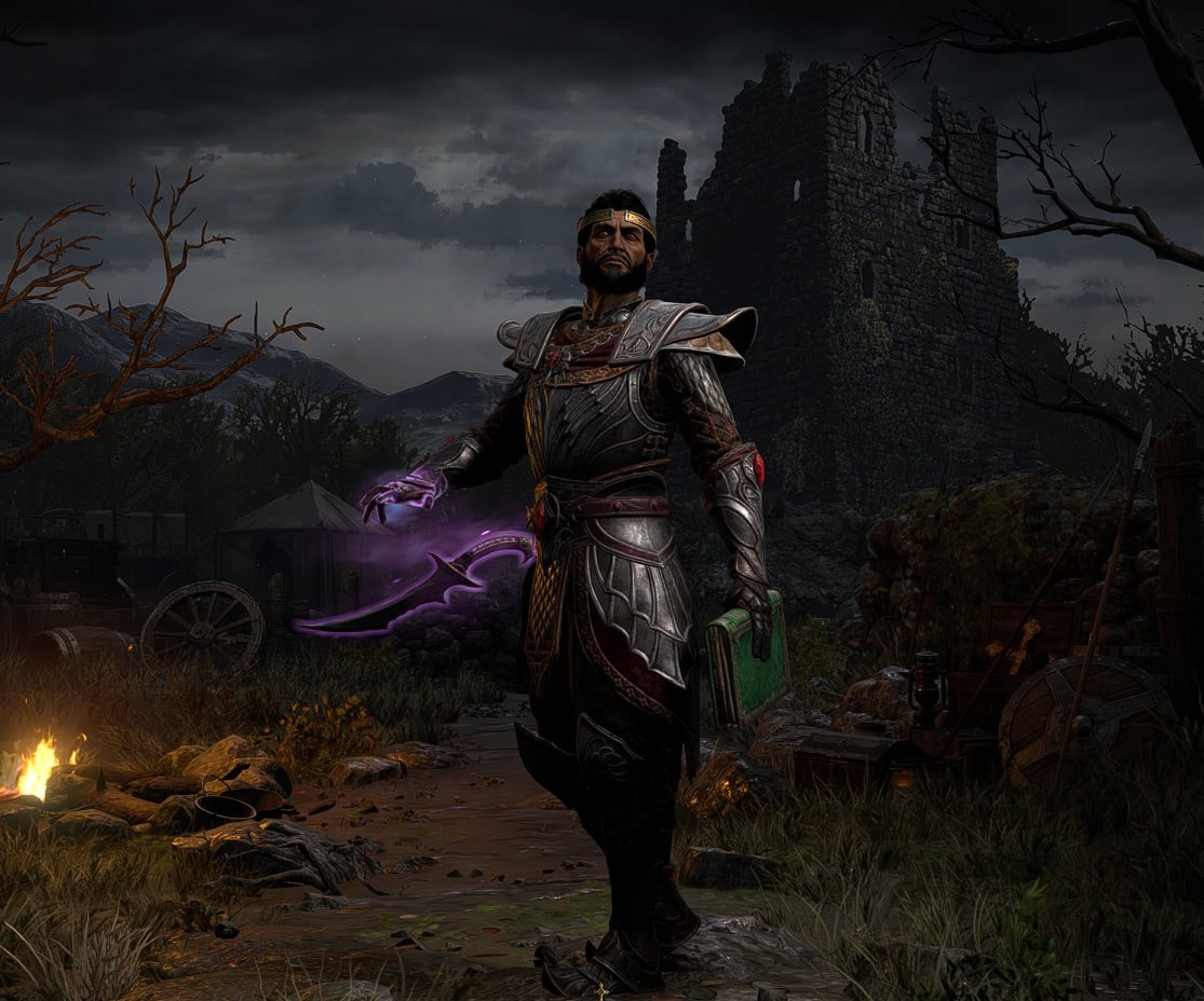 Warlock wearing Naj's Light Plate and Circlet to give him a juicy MF boost