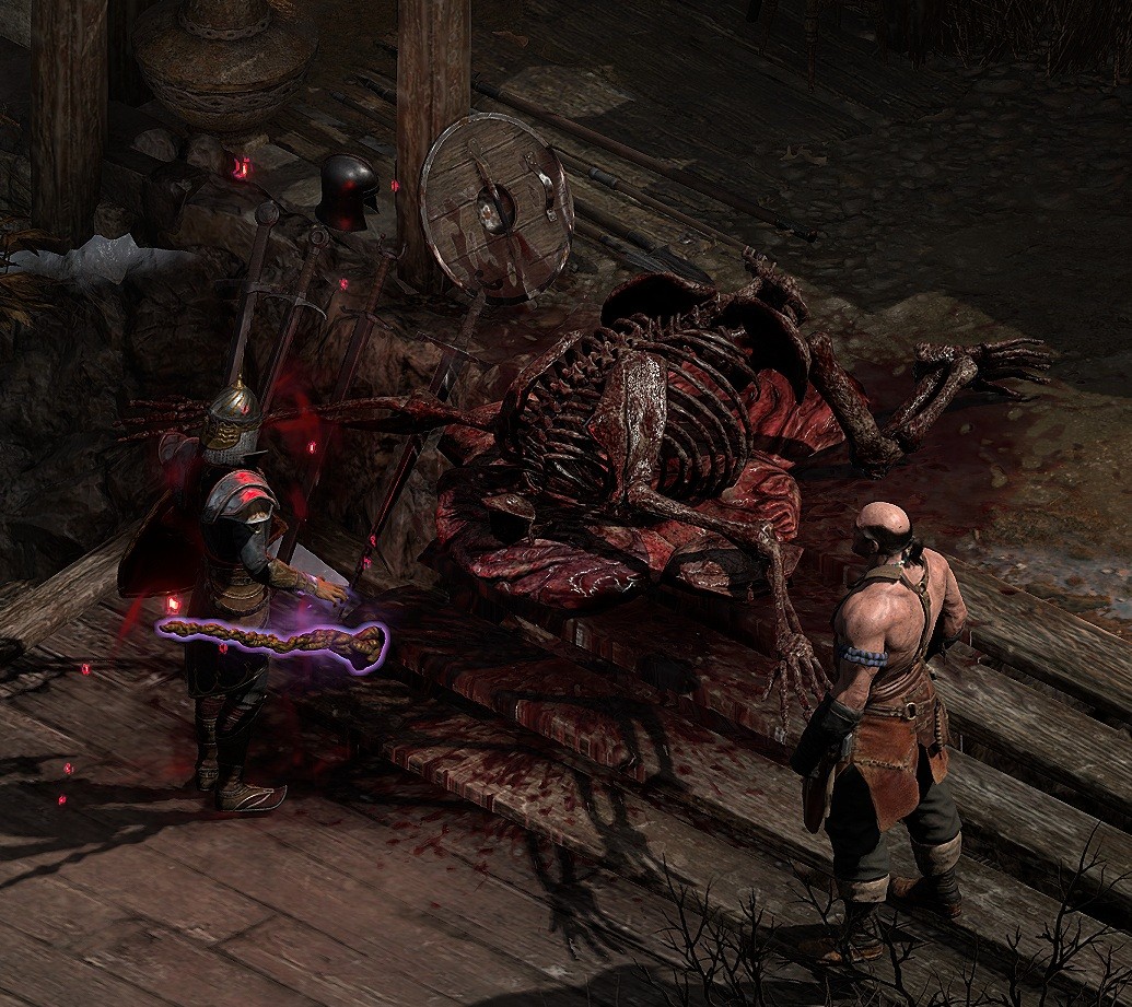 "Much better, but first, you clean up this mess!"