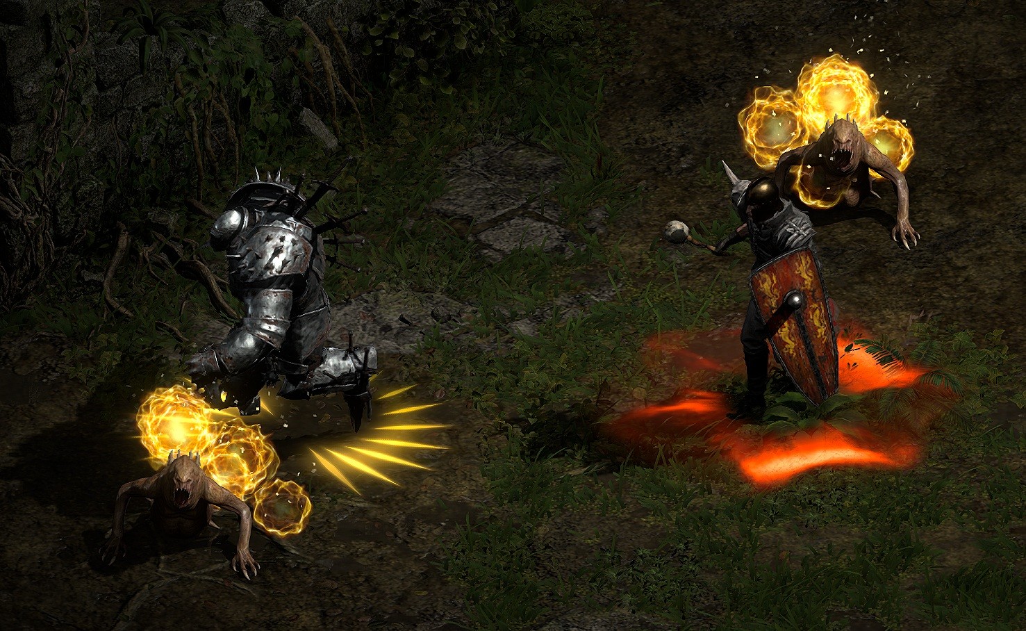 Flesh Beasts attack you!