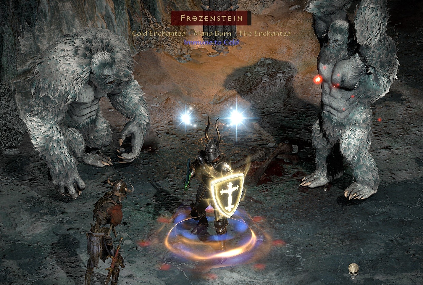 Frozenstein about to hit you.