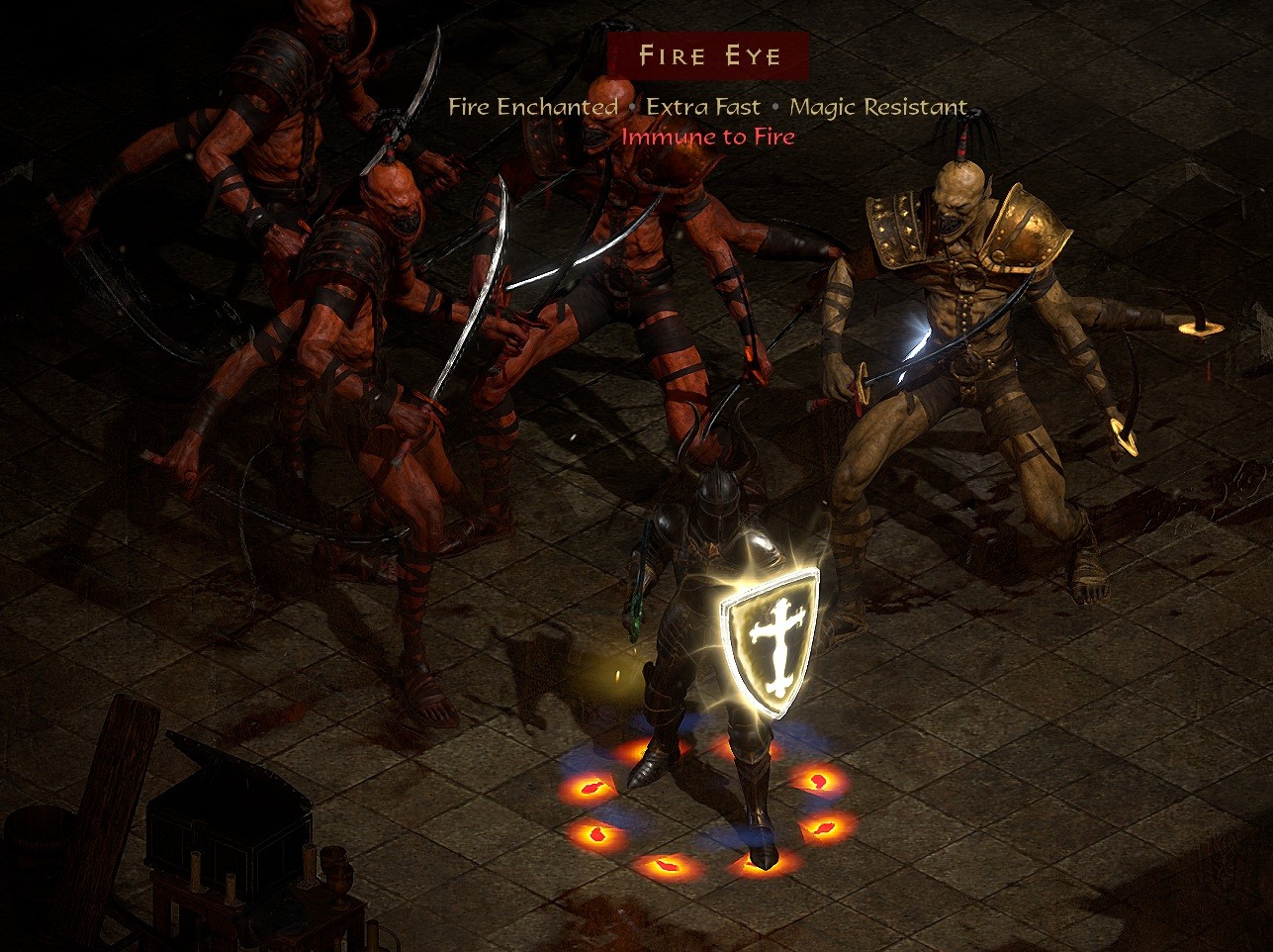 Fire Eye and his minions.