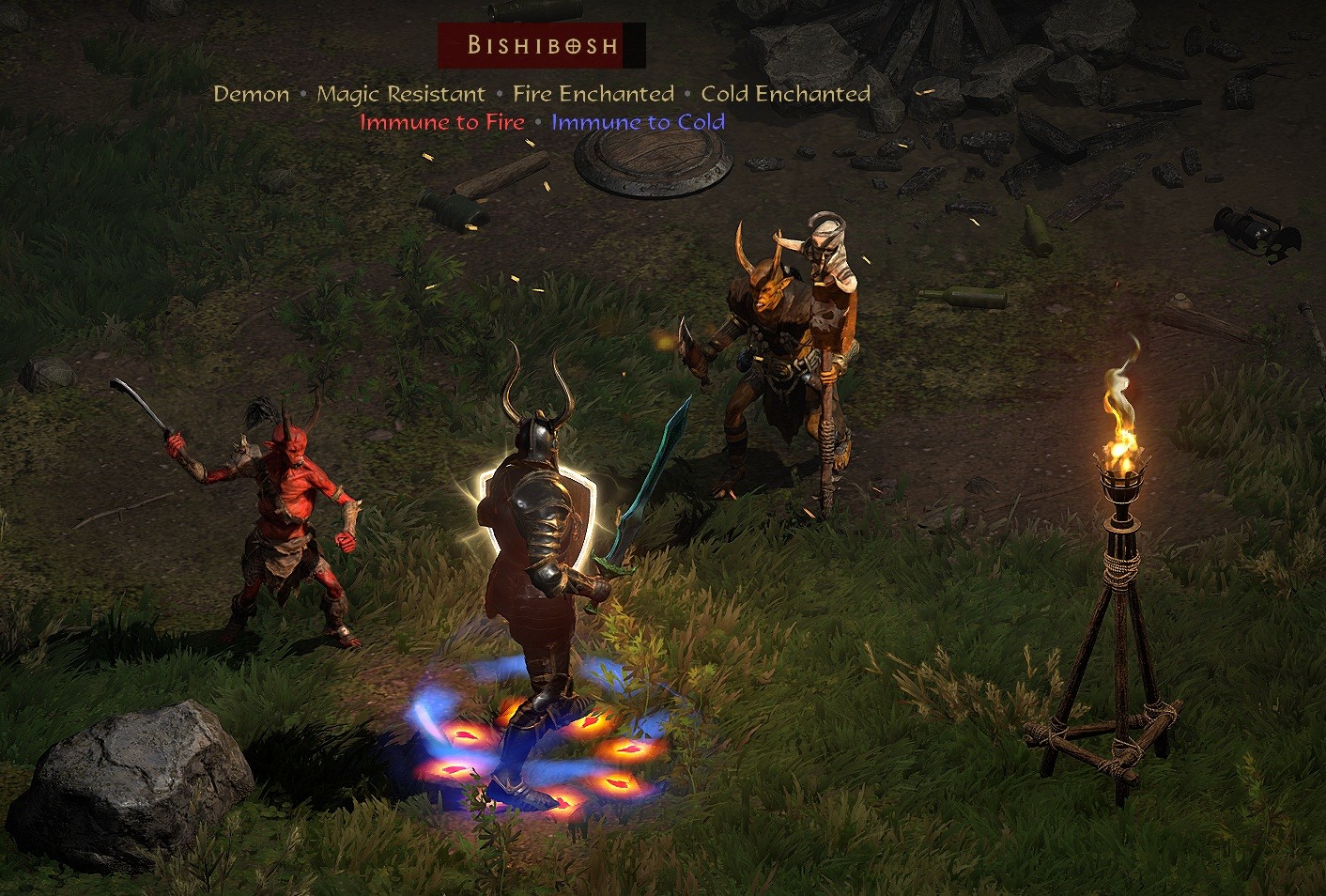 Only one Fallen left to help him.