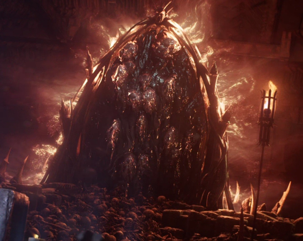 In the new cinematic the faces cannot be seen anymore