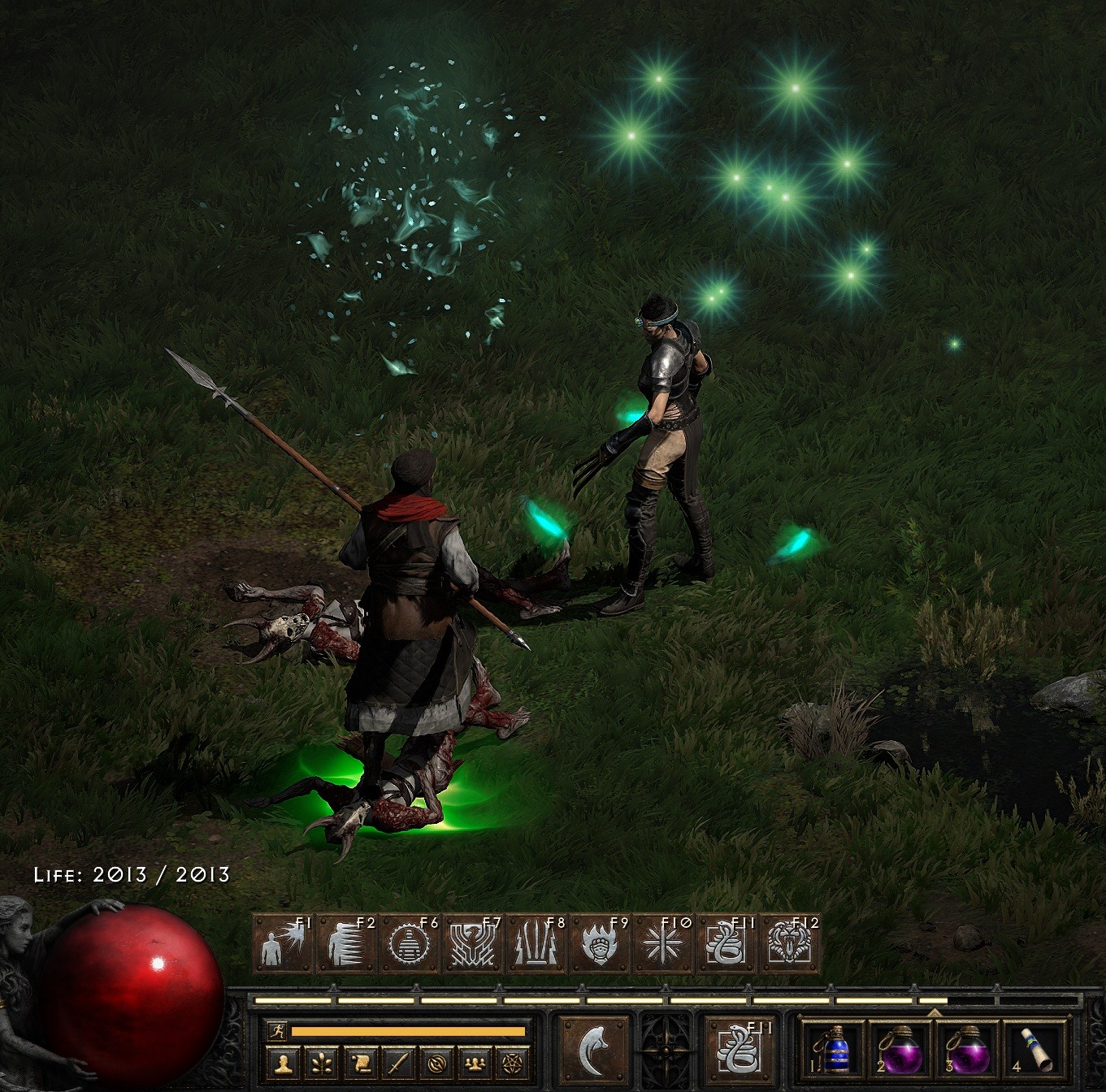 Because of two Mosaics, Cobra Strike is still charged