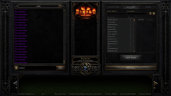 Character models not showing up either at the bottom or the middle