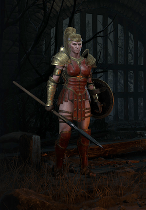 Amazon on the character creation screen