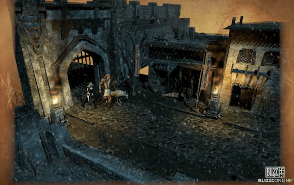 Lord of Destruction title screen background image - from the archive