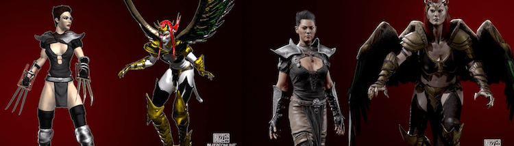 Same model used for the Assassin and Succubus - same in Resurrected :)