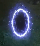 A town portal in the Rogue Encampment