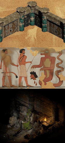 Some of D2s original textures have been mirrored over to Resurrected exactly.